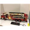 Image 2 : Vintage Fire Truck with attached remote control