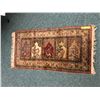 Image 1 : Area Carpet with fringed ends - approx. 23in x 35in