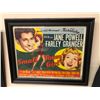 Image 1 : Framed Copyright Advertisement "Small Town Girl" - Edition 23/46 - approx. 16in x 13 1/2in