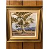 Image 1 : "WILPENA" - framed original oil  painting on board by Margorie Green - approx. 16in x 16in