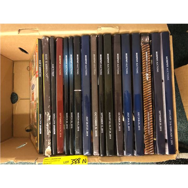 Box of Morphy Auctions Catalogues - approx. 17 catalogues