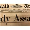 Image 2 : Newspaper from The New York Herald Tribune - Saturday November 23, 1963 with Headline "Kennedy Assas