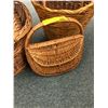 Image 1 : Collection of Wicker Baskets - approx. 9 baskets