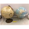 Image 1 : Two Globes - one Vintage by World Classic Series Globe & National Geographic Globe