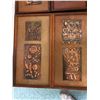 Image 2 : Group of 4 mystical stamped copper bricks - frames