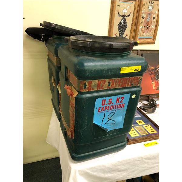 US K2 Expedition Water Containers shipped from Pakistan