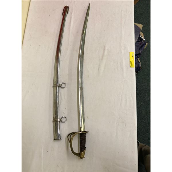 Ames Copy w/Scabbard of a 1860's Civil War Officers Sword