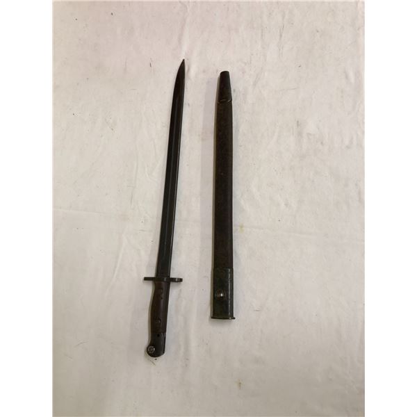 1907 British Enfield Bayonet with scabbard