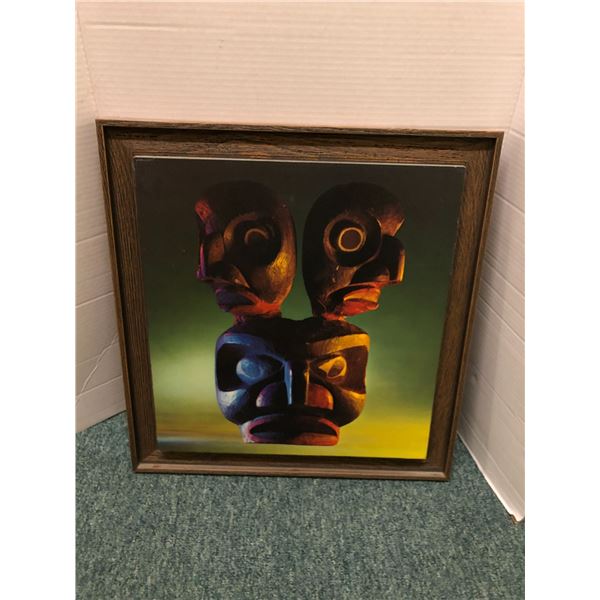 Ceremonial Triple-Headed Spirit of the Tanis Society from the UBC Museum of Anthropology - approx. 1