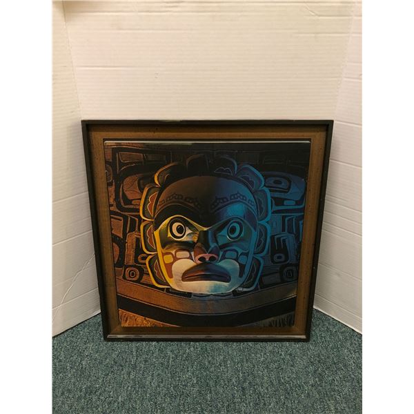 "Kwakiutl Sun Mask" from Vancouver City Museum - Approx. 18 1/2in x 19in