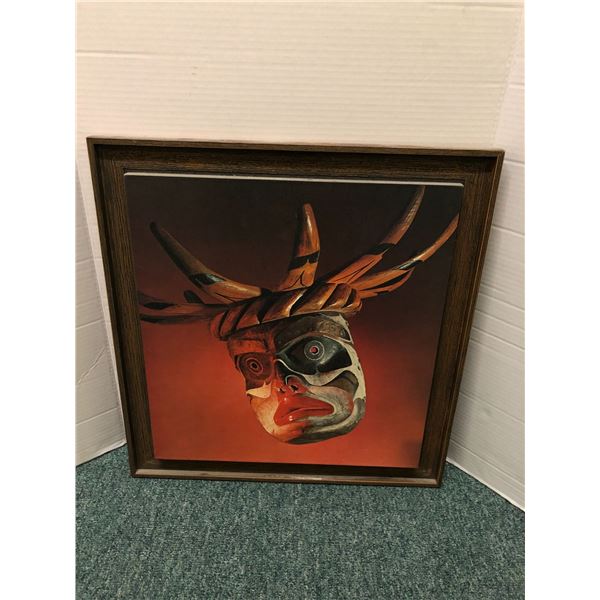 "Kwakiutl Sun Mask" from Vancouver City Museum - Approx. 18 1/2in x 19in