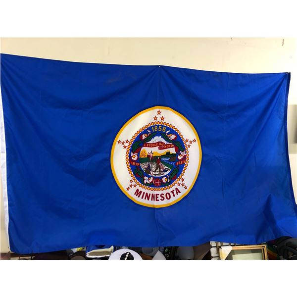 Minnesota State Flag from the Hockey Show - approx. 100in x 72in