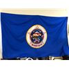Image 1 : Minnesota State Flag from the Hockey Show - approx. 100in x 72in