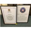 Image 1 : Two US Framed Posters used as movie props - US Attorney's Office Overview and Mission Statement for
