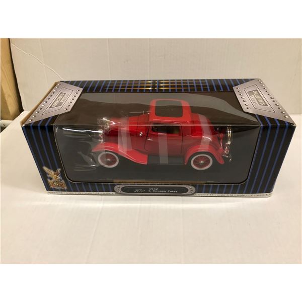 1/18 Scale Diecast -Ford 1932 3-Window Coupe