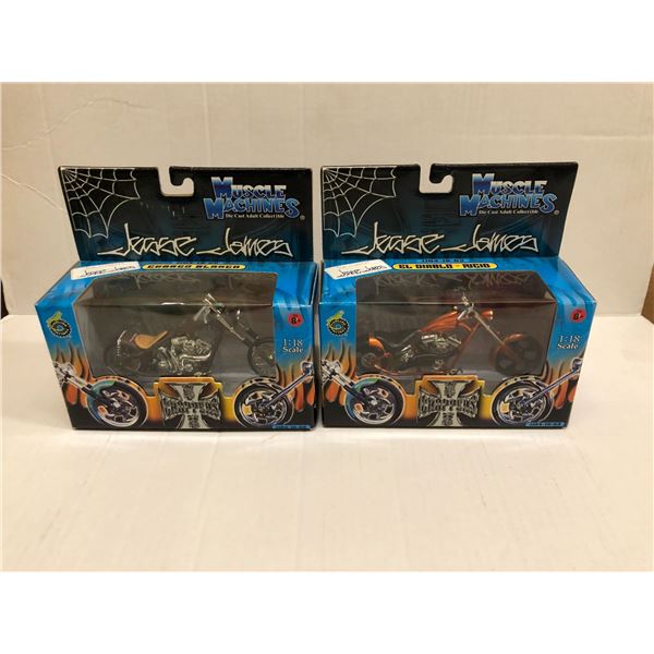 1/18 Scale Diecast -Jesse James - El Diambo Ricio Chargo Blano