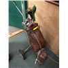 Image 1 : Antique Golf Clubs with Caddy