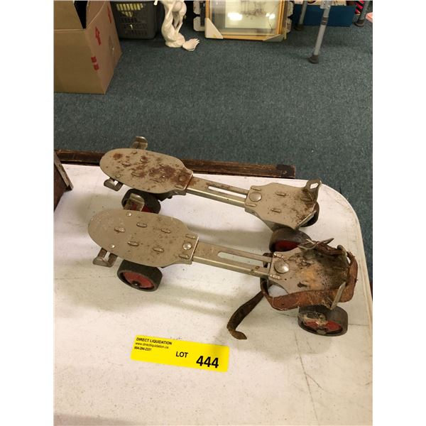 Antique Clip On Roller Skates