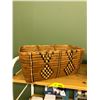 Image 1 : First Nation  hand Woven Basket