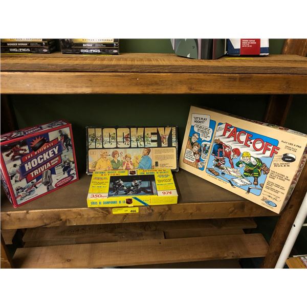 Group of Vintage Hockey Games