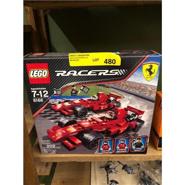 LEGO RACERS - Model 8168 -Ferrari Victory -  202 pieces - New In Box