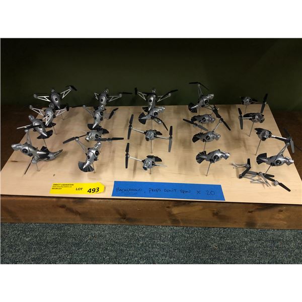 Movie Props - Background Drones - Non Spinning Props - 20 pieces