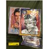 Image 1 : Collection of Elvis Memorabilia - two tin posters and 5 stamp collections with COA