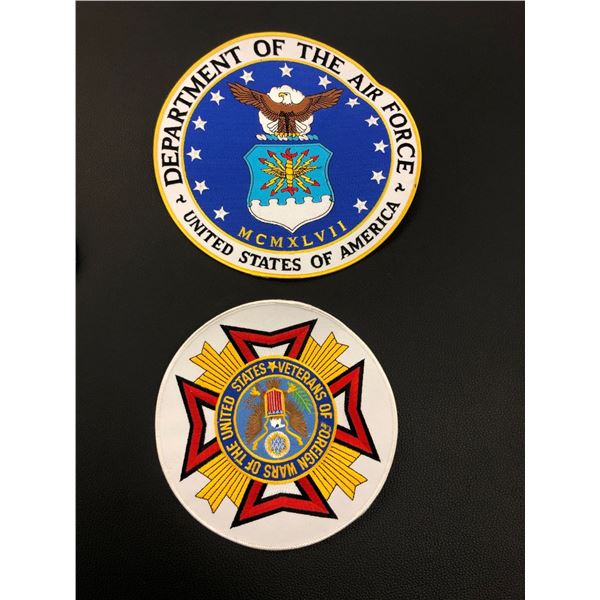 Assorted Military Style Badges - Group of 2 Large