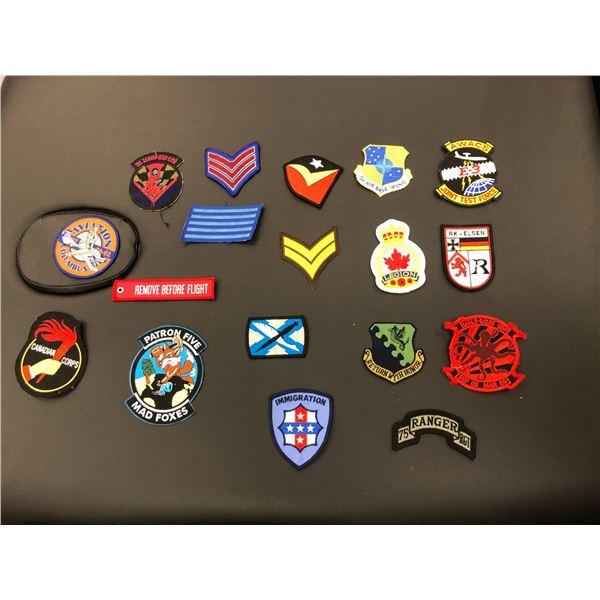 Assorted Military Style Badges