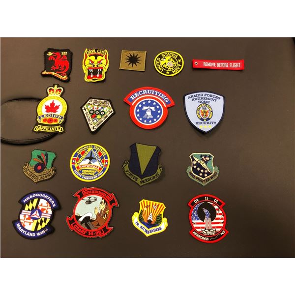 Assorted Military Style Badges