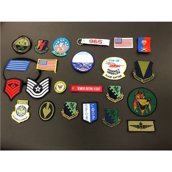 Assorted Military Style Badges
