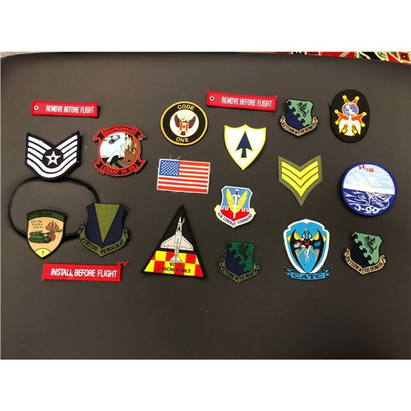 Assorted Military Style Badges