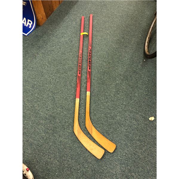 Two Russian Hockey Sticks - Ek "Xokken" for export only