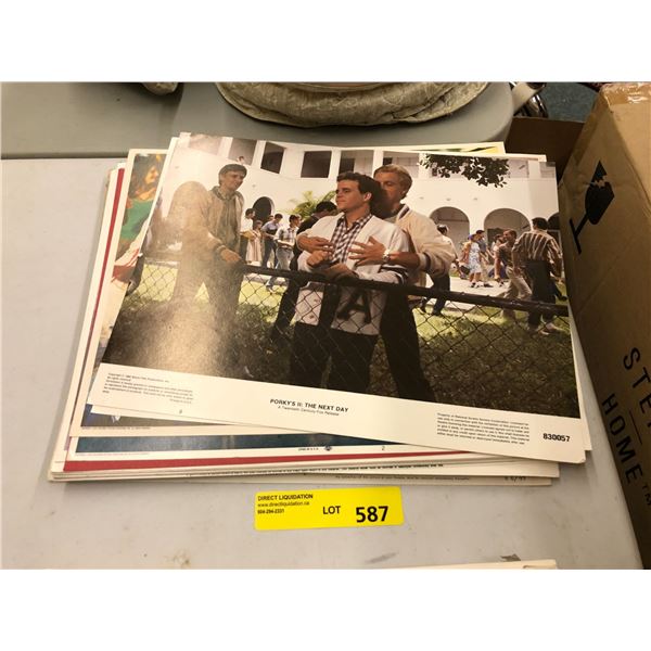 Group of Advertising Photos for Movies - such as Porky's II - The Next Day