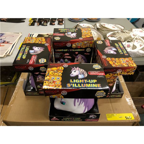 Box of 16 - Light Up Unicorns with changing colours and 5 hour timer - made by Emoji