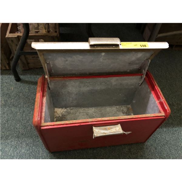Vintage Cooler by Poloron - New Rochelle, NY - Fiberglass Insulated - approx. 20 x 10 x 13in