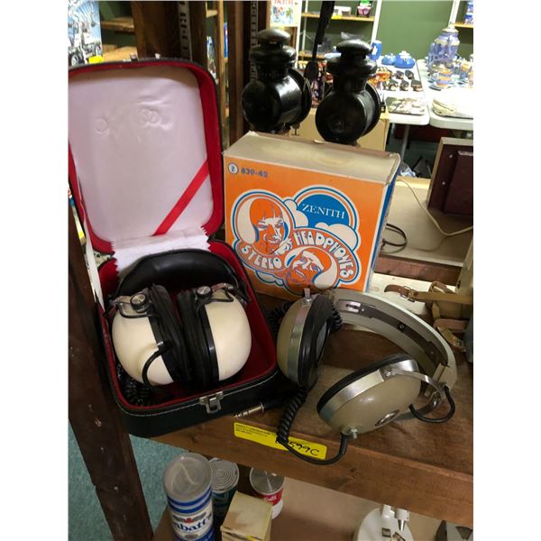 Vintage Headphones - Zenith, Koss & Pioneer