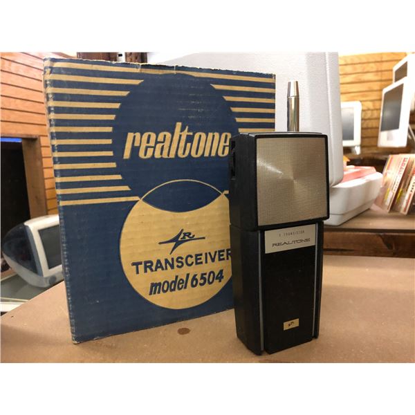 Antique Realtone Transceiver _ Model 6504 with original box
