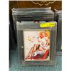 Image 1 : Group of 4 Framed Pin Up Girl Prints