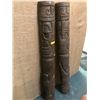 Image 3 : Pair of Tiki Style Totem Poles - each approx. 9in wide x 68in tall