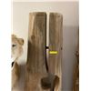 Image 3 : Standing Driftwood Art - on steel base - approx. 29in x 16in x 77 1/4in