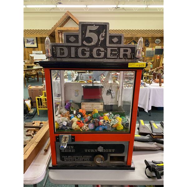 MIAMI DIGGER - Electrified - Funnest diggers ever made.  Was revamped to accept Canadian Loonies.  U