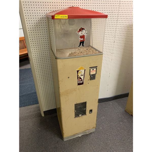 "Boy- O Boy!" Antique Hot Popcorn Dispenser / Machine - approx. 19in x 19in x 54in