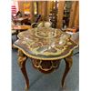 Image 6 : ORMOLU Table - Highly Decorative Hard Wood Table with elaborate Finish.  Must be seen - outstanding