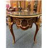 Image 7 : ORMOLU Table - Highly Decorative Hard Wood Table with elaborate Finish.  Must be seen - outstanding