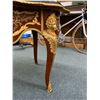 Image 8 : ORMOLU Table - Highly Decorative Hard Wood Table with elaborate Finish.  Must be seen - outstanding