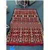 Image 1 : Killim Rug from Turkey - Red & Cream Pattern - approx. 120cm x 180cm - New
