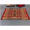 Image 1 : Kilim Rug From Turkey - Approx. 120cm x 180cm (4' x 6') - Red & Cream Pattern
