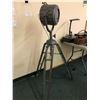 Image 2 : Vintage Style Spotlights - Chrome with wood tripod legs - approx. 68in tall