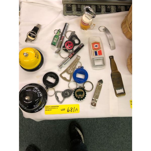 Group of Beer Openers and Ring for A Beer Bells (2)